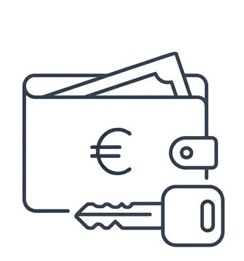 Fairer Ankauf & Barauszahlung mit Autoschlüssel Icon